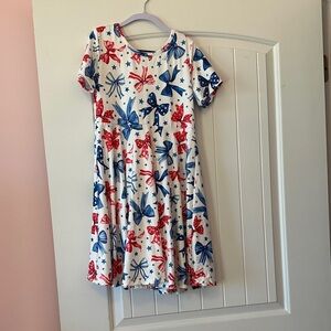 Kids Patriotic Bow Dress